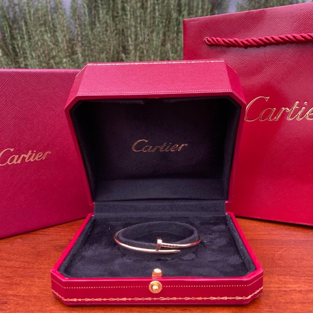 JUSTE UN CLOU BRACELET SM, SIZE 16, 18K YELLOW GOLD, GREAT CONDITION